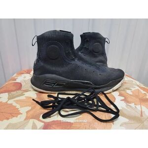 Under Armour Curry 4 More Range 1298306-014 Men's Basketball Shoes Size 15 Black